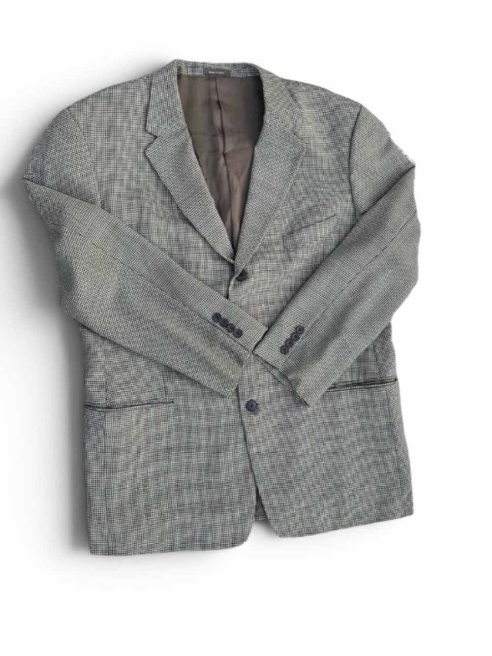 Dillard’s Men’s Calvin Klein Sport Coat Blazer Made in USA Check vintage luxury